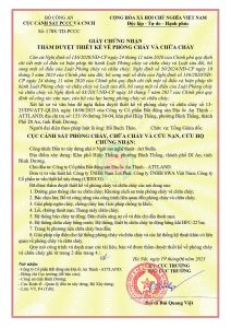 giấy phòng cháy chữa cháy